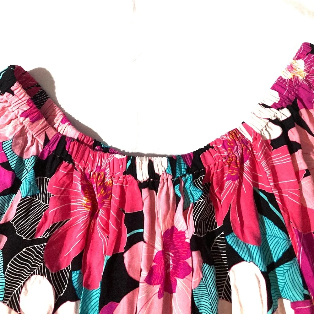 NWT LA BLANCA Resortwear Tropical Dress/Cover-Up - Picture 5 of 9